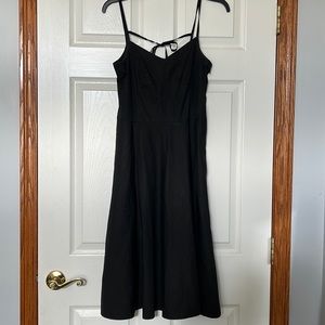 Banana Republic Black Elegant Spaghetti Strap Dress 4